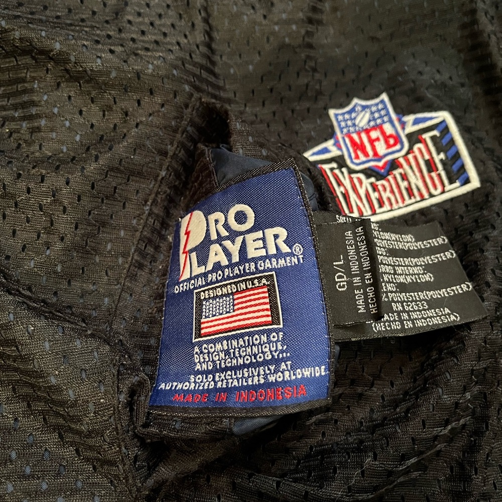 Vintage 90s Dallas Cowboys Mesh Reversible Jacket L Pro Playey NFL Experience - Picture 14 of 16